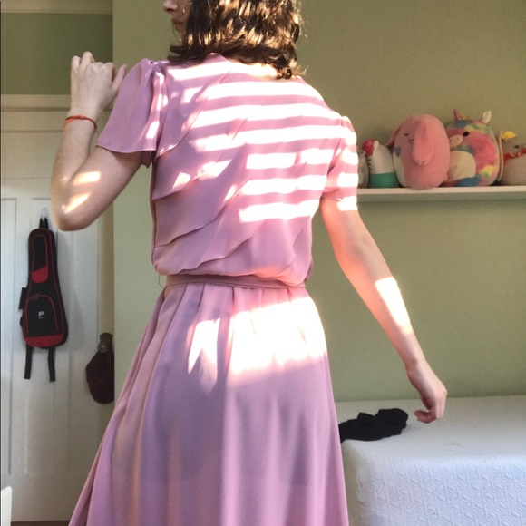 Vintage 70s Algo sheer dress - Picture 8 of 10